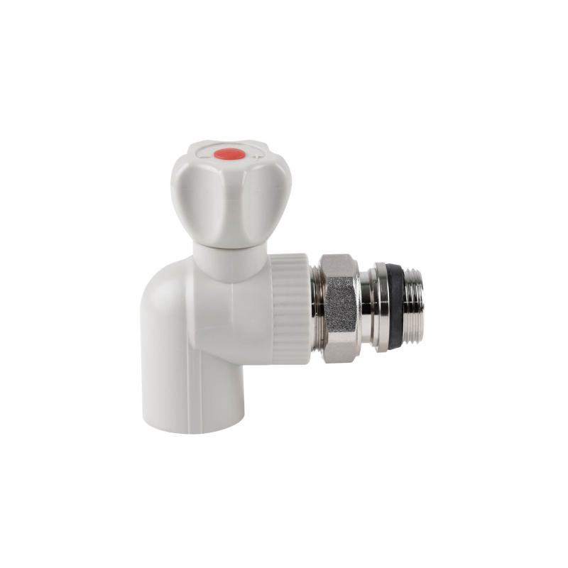 Кран кульовий радіаторний PPR Thermo Alliance 25х3/4" кутовий — фото 3