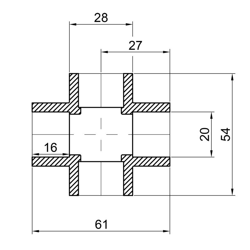 Хрестовина PPR Thermo Alliance 20 — фото 2