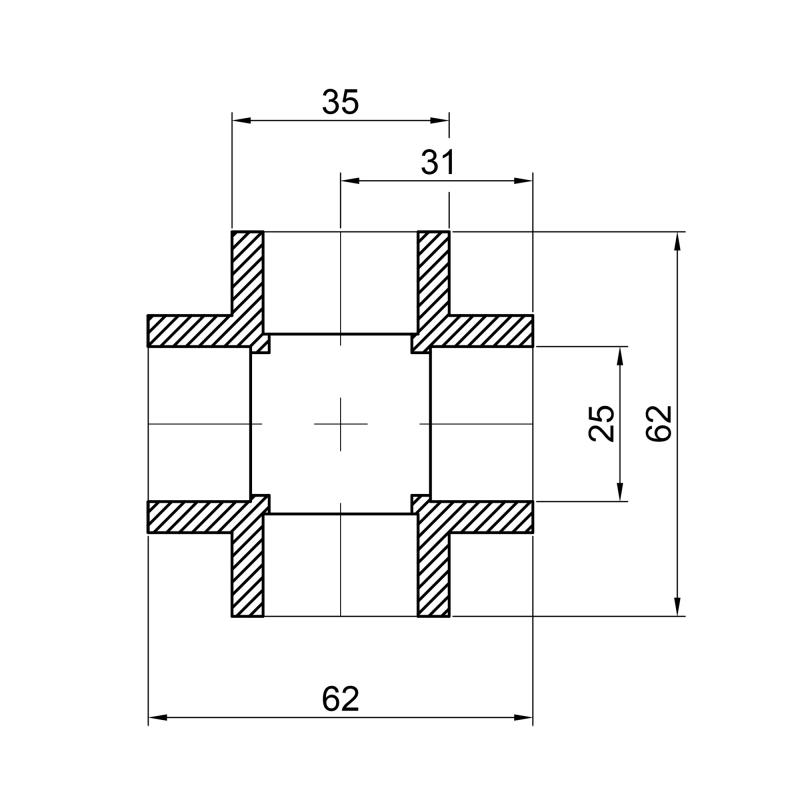 Хрестовина PPR Thermo Alliance 25 — фото 2