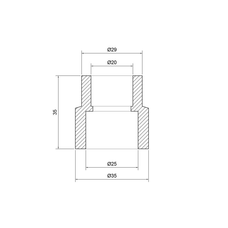 Муфта PPR Thermo Alliance 25х20 — фото 2