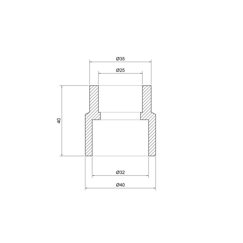 Муфта PPR Thermo Alliance 32х25 — фото 2