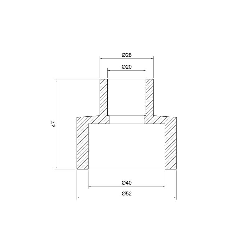 Муфта PPR Thermo Alliance 40х20 — фото 2