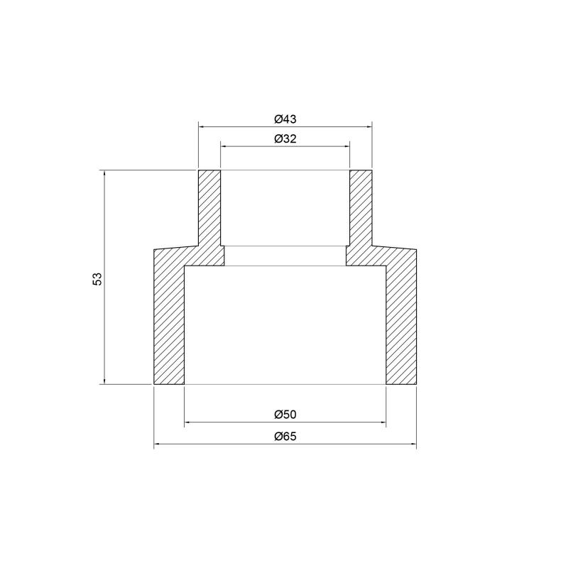 Муфта PPR Thermo Alliance 50х32 — фото 2