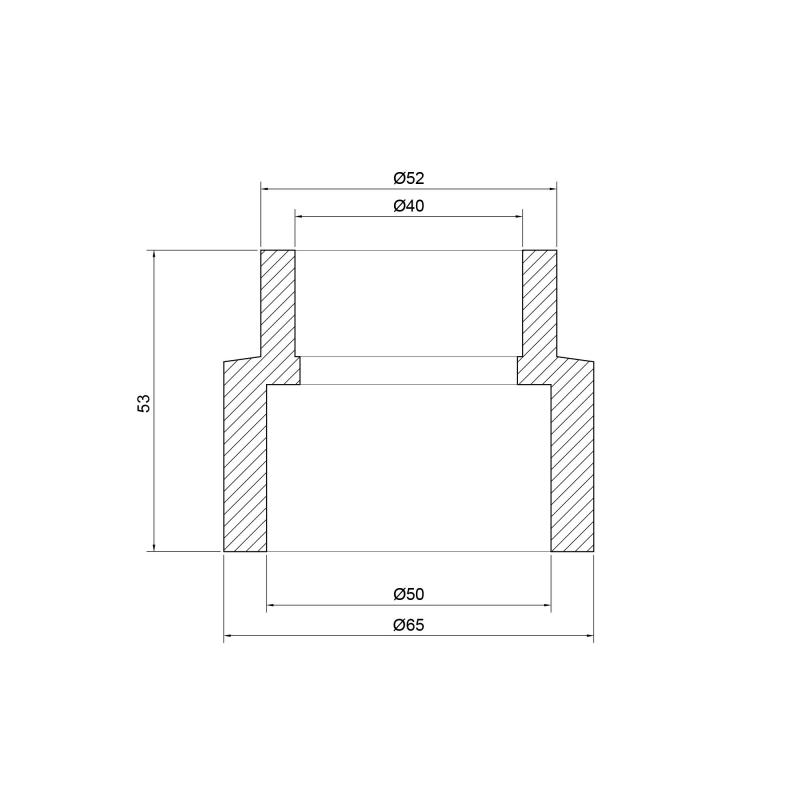 Муфта PPR Thermo Alliance 50х40 — фото 2