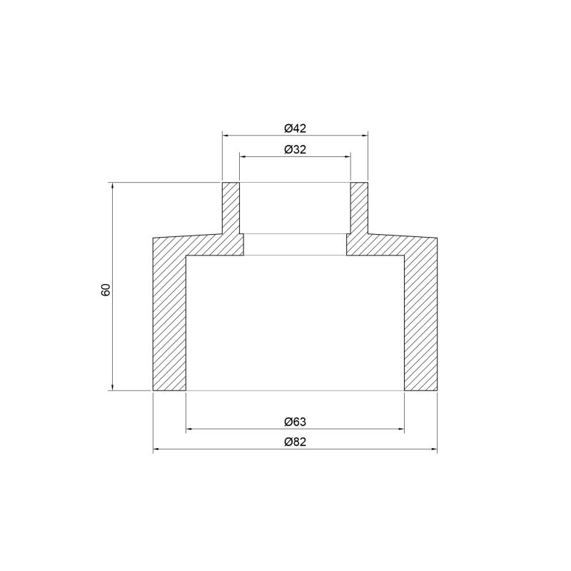 Муфта PPR Thermo Alliance 63х32 — фото 2