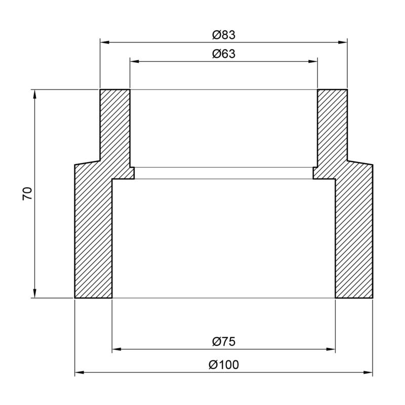 Муфта PPR Thermo Alliance 75х63 — фото 2