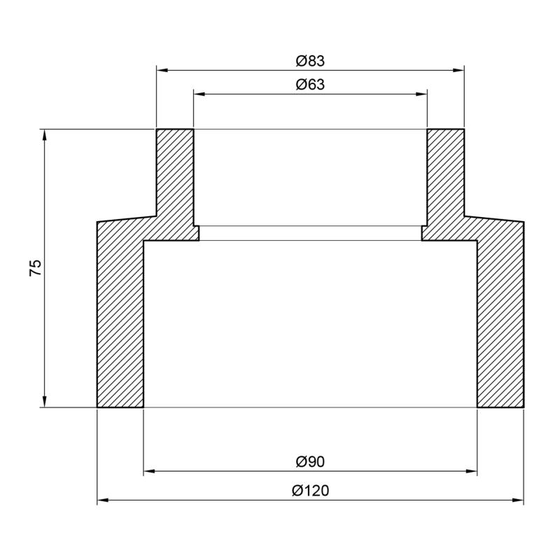Муфта PPR Thermo Alliance 90х63 — фото 2
