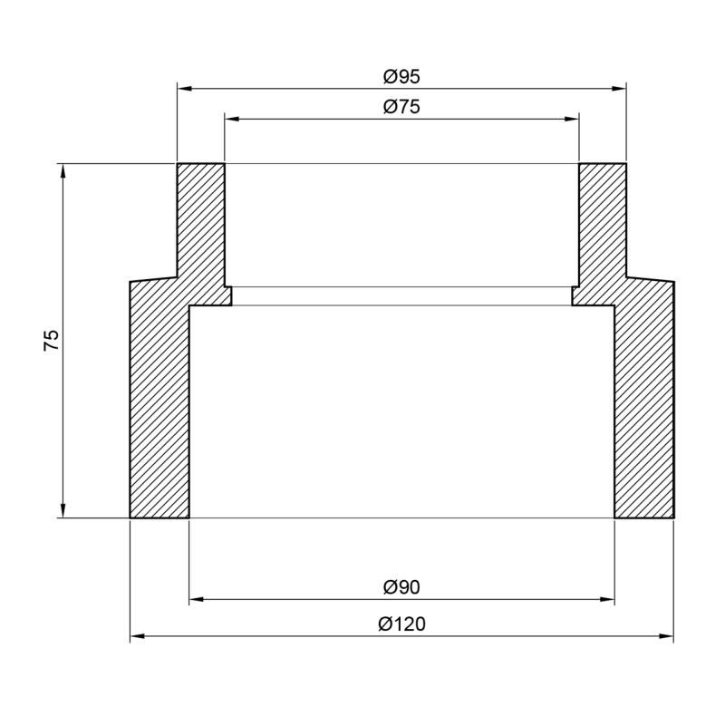 Муфта PPR Thermo Alliance 90х75 — фото 2