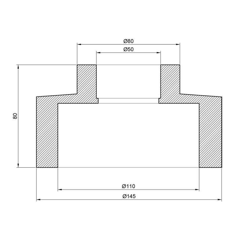 Муфта PPR Thermo Alliance 110х50 — фото 2