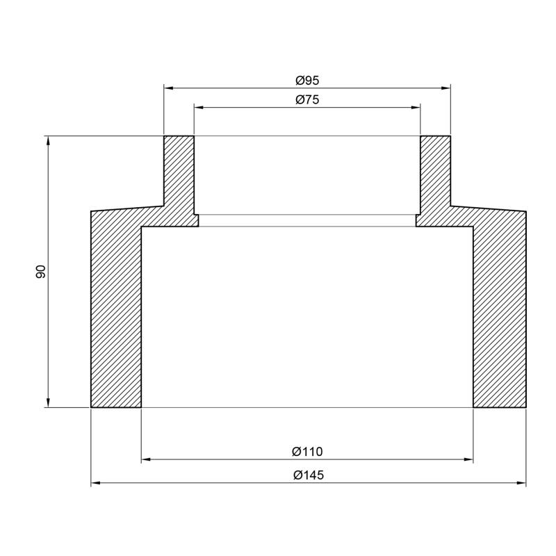 Муфта PPR Thermo Alliance 110х75 — фото 2