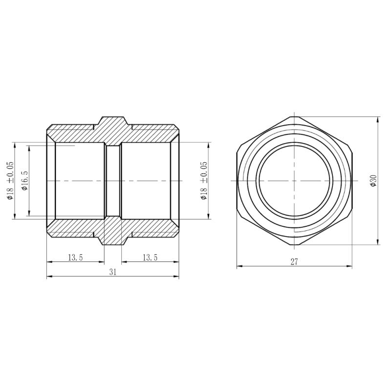 Муфта обтискна Thermo Alliance Forte 20х3/4" ЗР SF172W2020 — фото 2