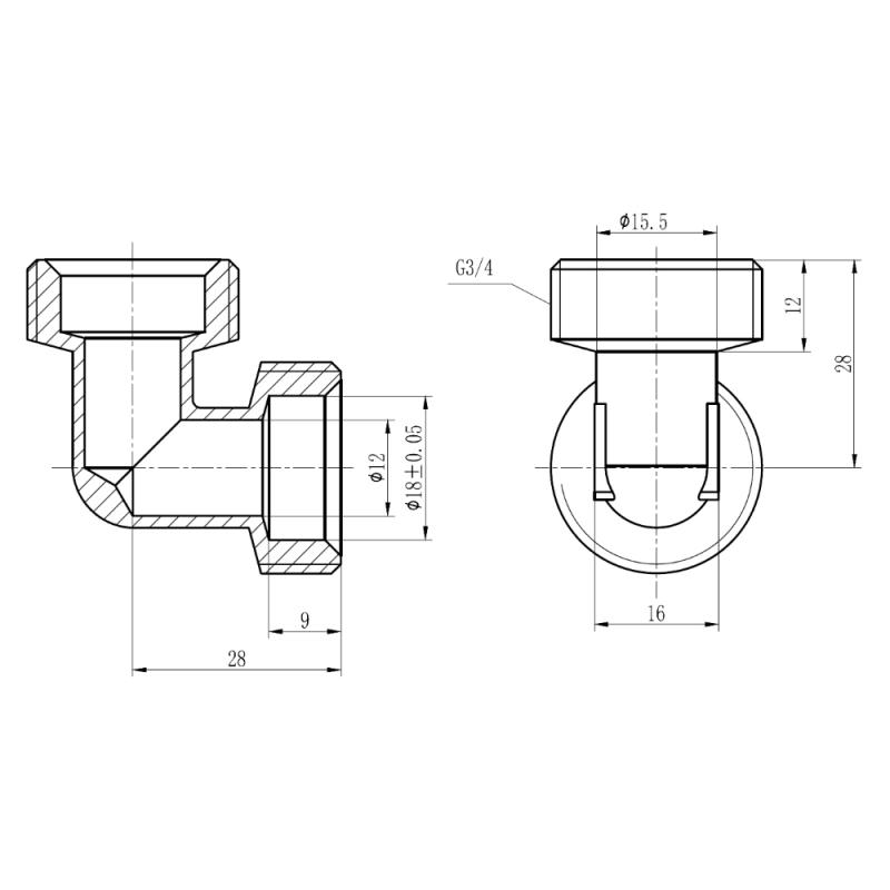 Кут обтискний Thermo Alliance Forte 20 SF173W2020 — фото 2