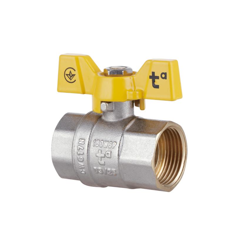 Кран кульовий Thermo Alliance Standart 1" ВР для газу (метелик) SD602NG25PN40 — фото 3