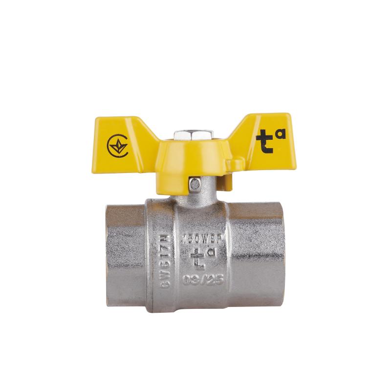 Кран кульовий Thermo Alliance Standart 1" ВР для газу (метелик) SD602NG25PN40 — фото 4