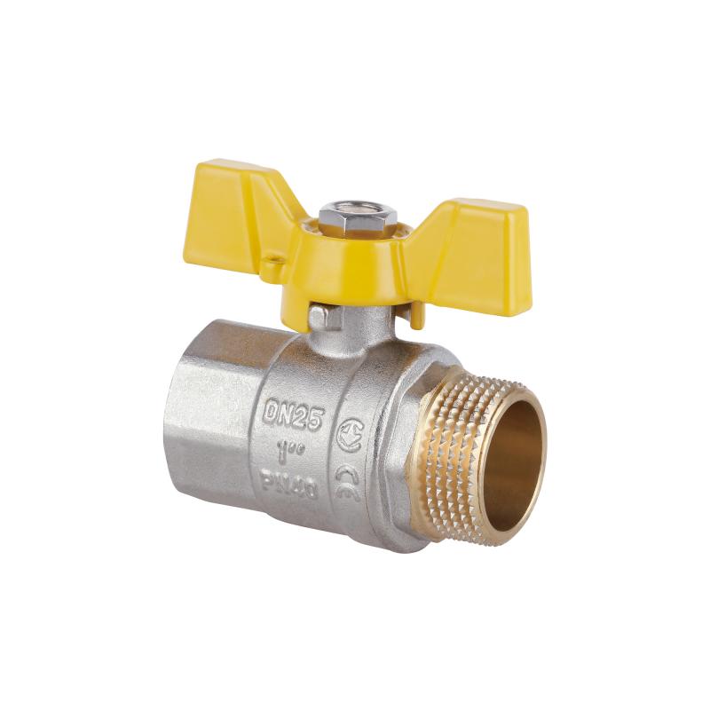 Кран кульовий Thermo Alliance Standart 1" ВЗ для газу (метелик) SD607NG25PN40 — фото 3