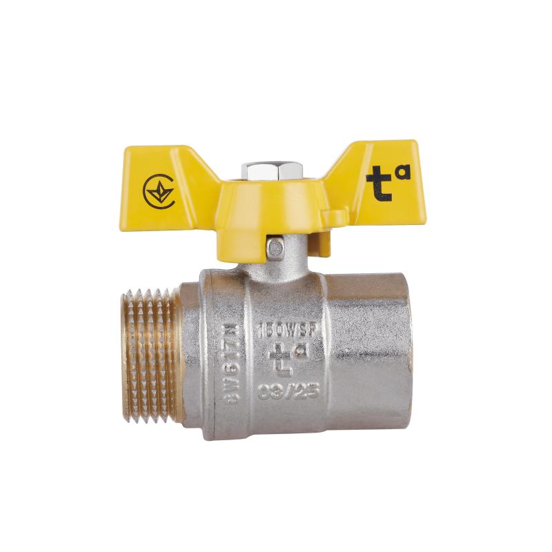 Кран кульовий Thermo Alliance Standart 1" ВЗ для газу (метелик) SD607NG25PN40 — фото 4