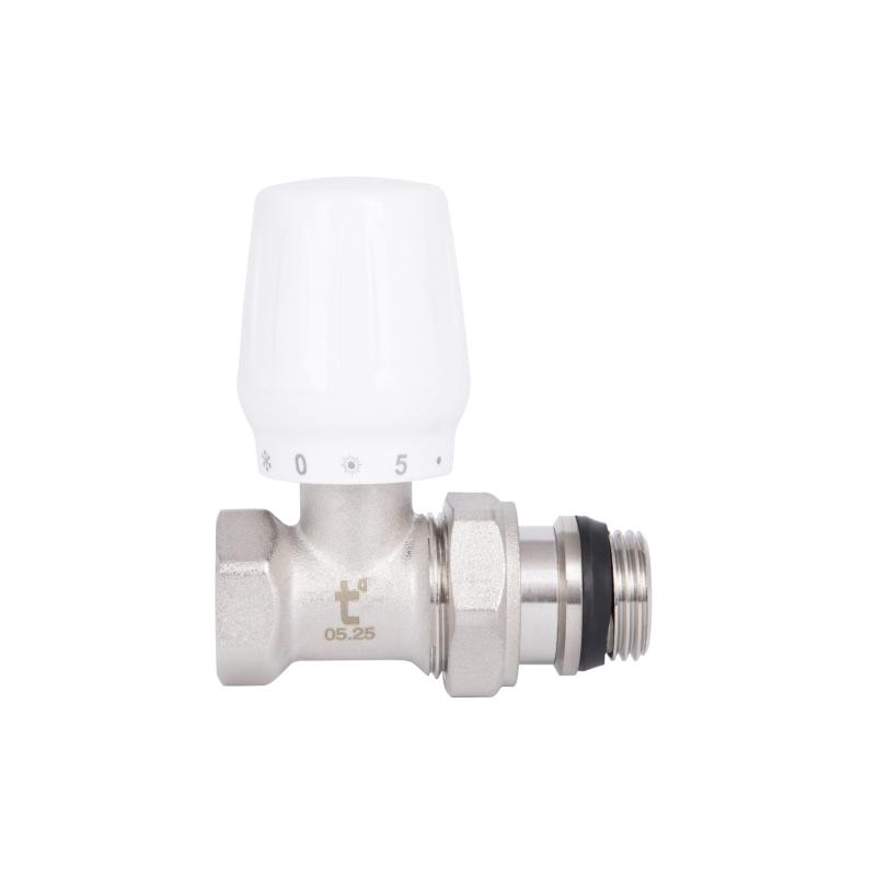 Кран радіаторний Thermo Alliance Base 1/2" ВЗ з антипротіканням прямий SD226W15 — фото 4