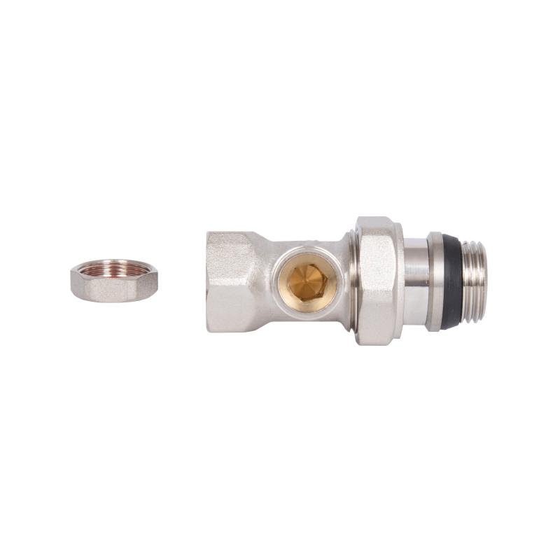 Кран радіаторний Thermo Alliance Base 1/2" ВЗ з антипротіканням прямий SD227W15 — фото 6