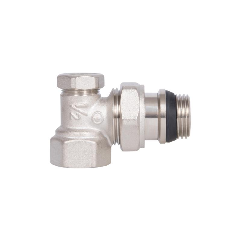 Кран радіаторний Thermo Alliance Base 1/2" ВЗ з антипротіканням кутовий SD229W15 — фото 3