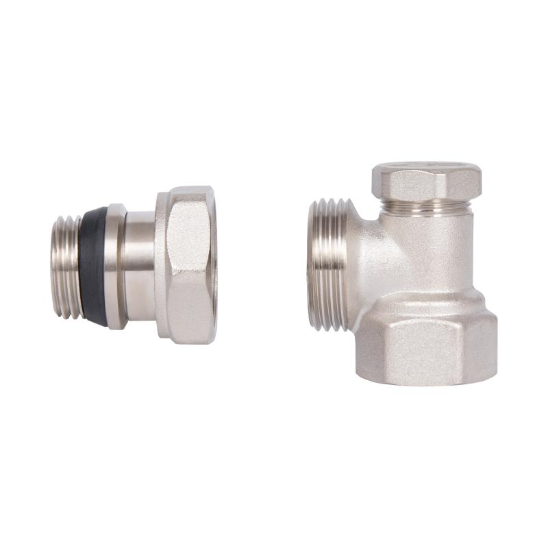 Кран радіаторний Thermo Alliance Base 1/2" ВЗ з антипротіканням кутовий SD229W15 — фото 5