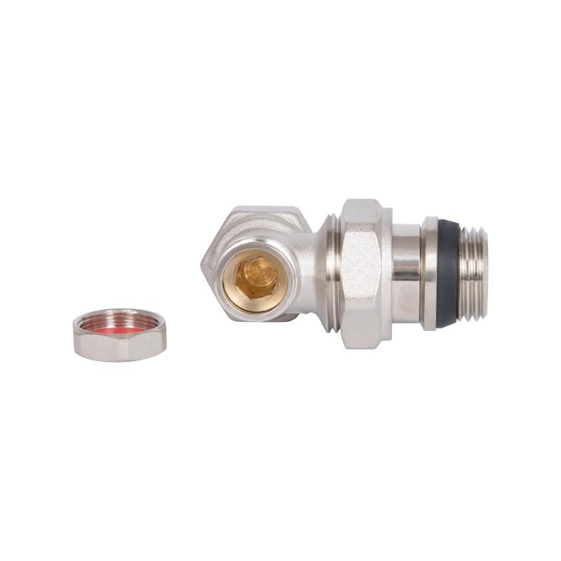 Кран радіаторний Thermo Alliance Base 1/2" ВЗ з антипротіканням кутовий SD229W15 — фото 6
