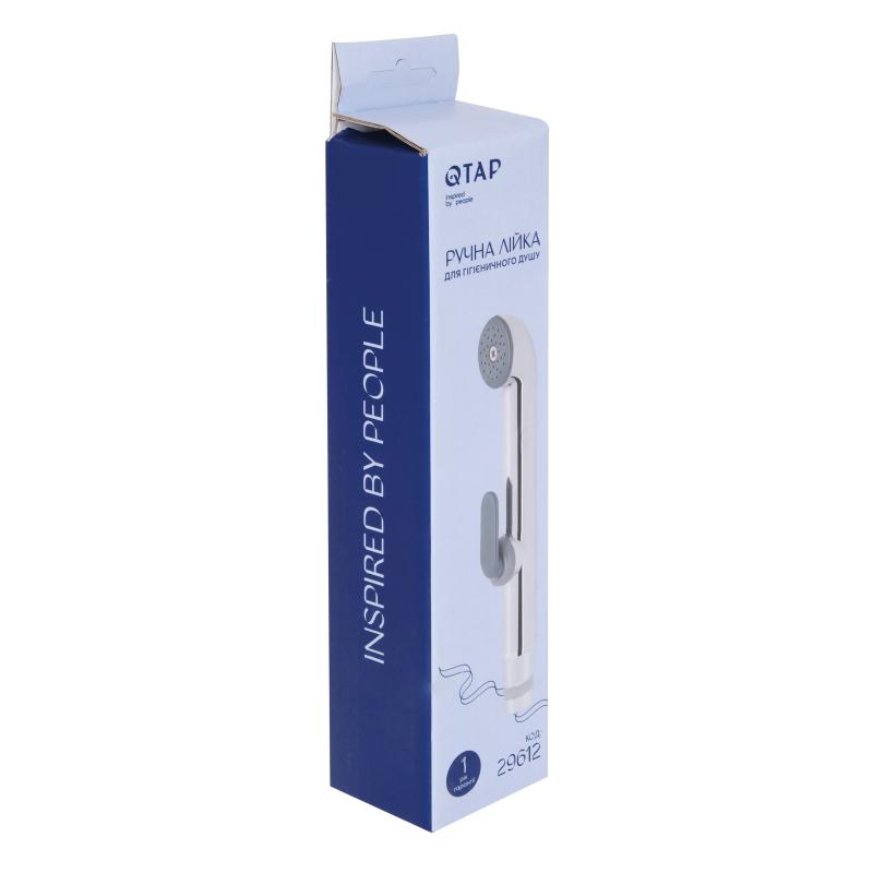 Лійка для гігієнічного душу Qtap Rucni округла QTCRMA021 Chrome/Grey — фото 5