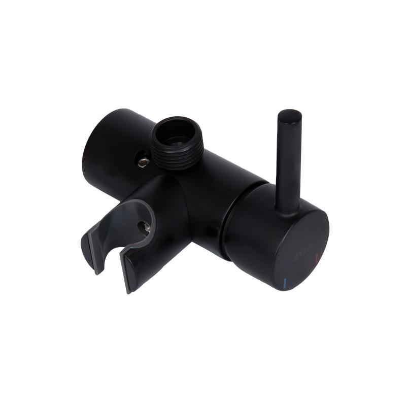 Набор для гігієнічного душу Qtap Inspai-Varius округлий QTINSVARBСRV00440001 Black Matt — фото 6