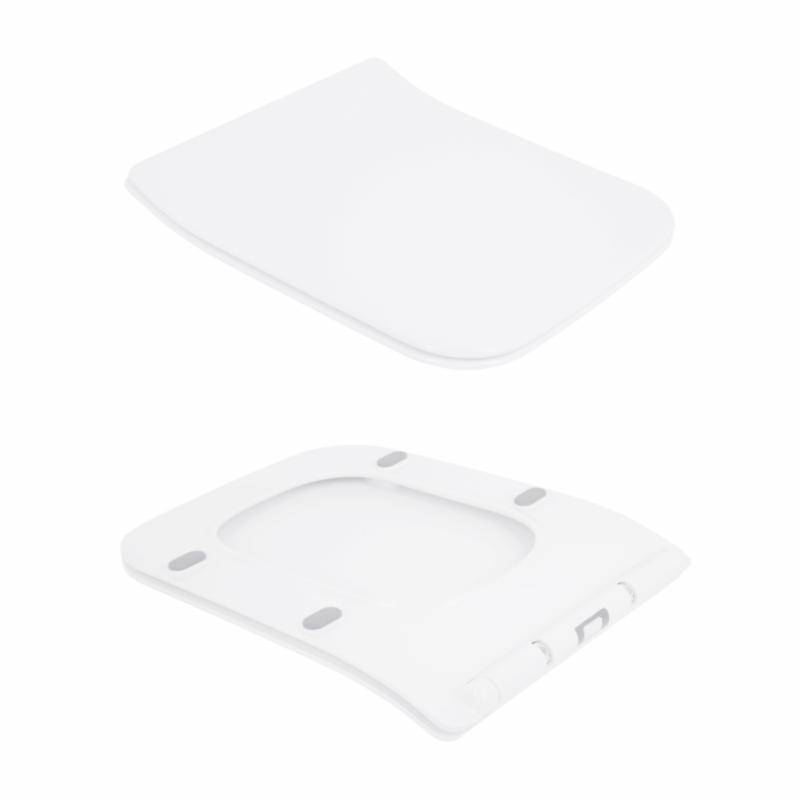 Унітаз підвісний Qtap Crow Rimless безобідковий з сідінням Soft-close QT05335170W — фото 8