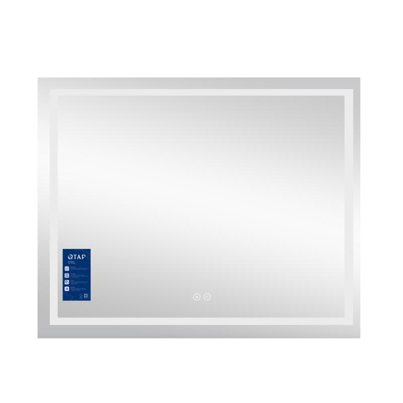 Дзеркало Qtap Mideya (DC-F614) 1000х800 з LED-підсвічуванням Touch, з антизапотіванням, димером QT2078F614W — фото 3