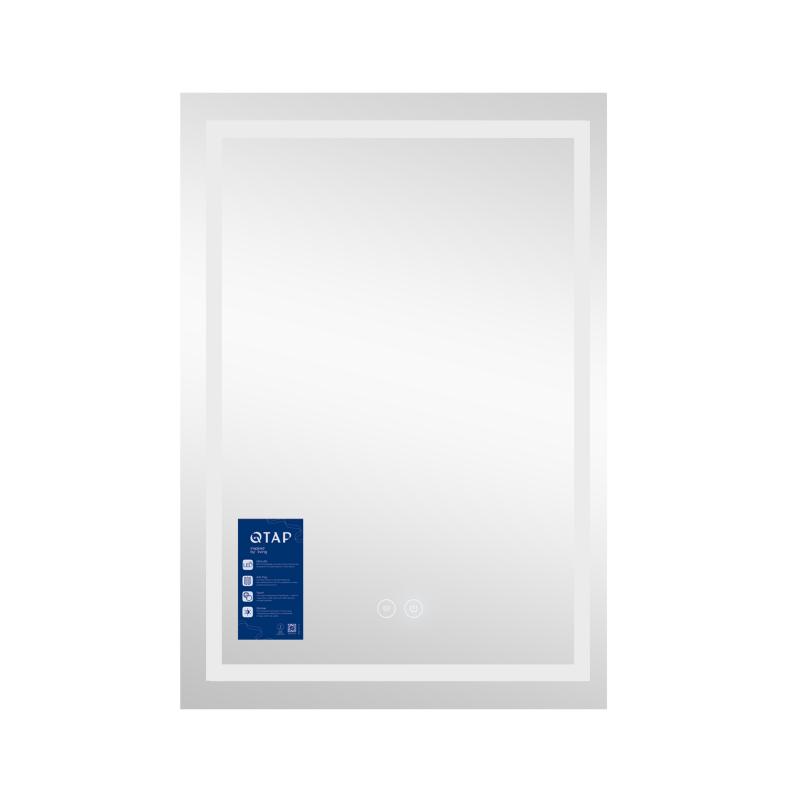 Дзеркало Qtap Mideya (DC-F936) 500х800 з LED-підсвічуванням Touch, з антизапотіванням, димером QT2078F936W — фото 3
