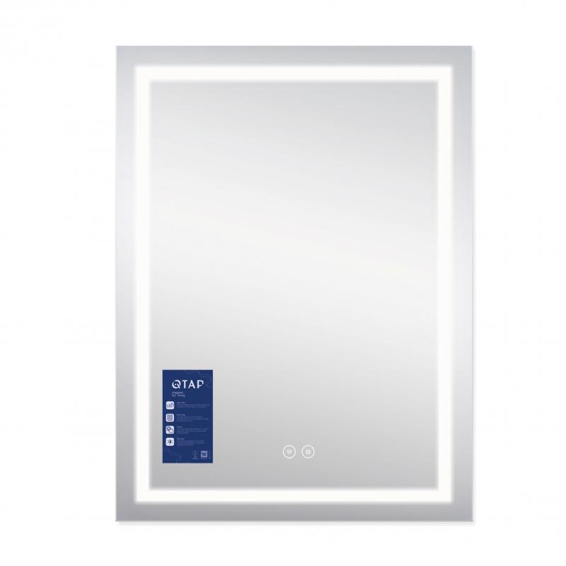Дзеркало Qtap Mideya (MI1) 600х800 з LED-підсвічуванням Touch, з антизапотіванням, димером QT2078F937W — фото 4