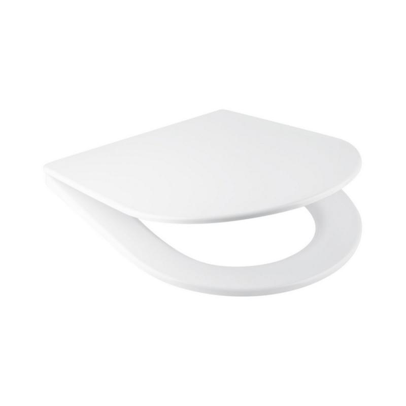 Сидіння для унітаза Qtap (Jay 520,640, Swan 520,640) з мікроліфтом Slim QT1699SC5176W — фото 3