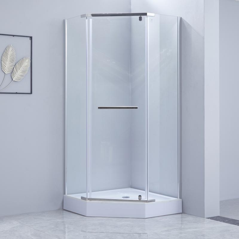 Душова кабіна Lidz Dozorca SC90x90.CRM.LOW.TR, скло прозоре 6 мм — фото 7