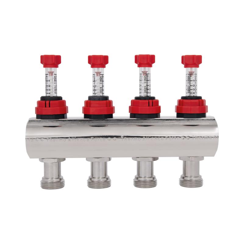 Колектор з витратомірами Thermo Alliance Forte 1" 4 виходи SF001W4 — фото 4