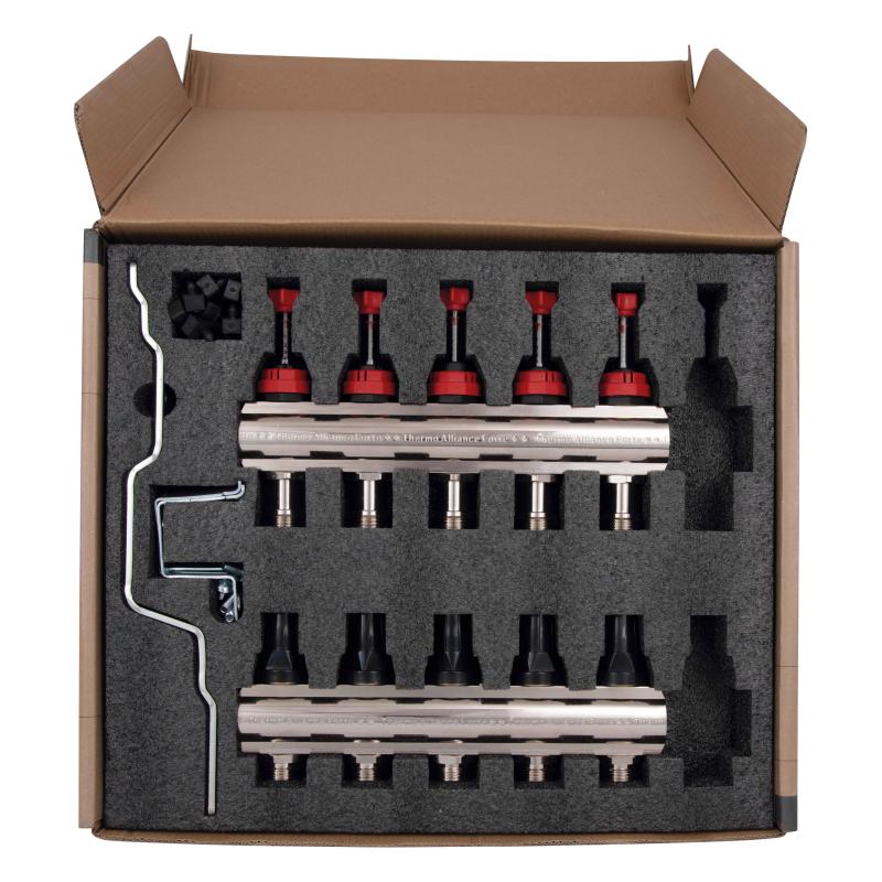 Колектор з витратомірами Thermo Alliance Forte 1" 5 виходів SF001W5 — фото 10