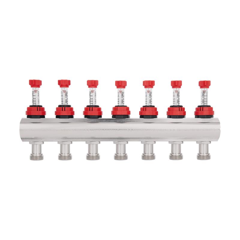 Колектор з витратомірами Thermo Alliance Forte 1" 7 виходів SF001W7 — фото 4