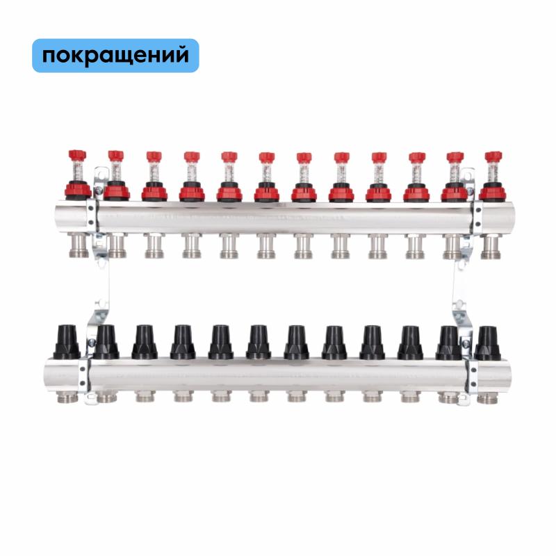 Колектор з витратомірами Thermo Alliance Forte 1" 12 виходів SF001W12
