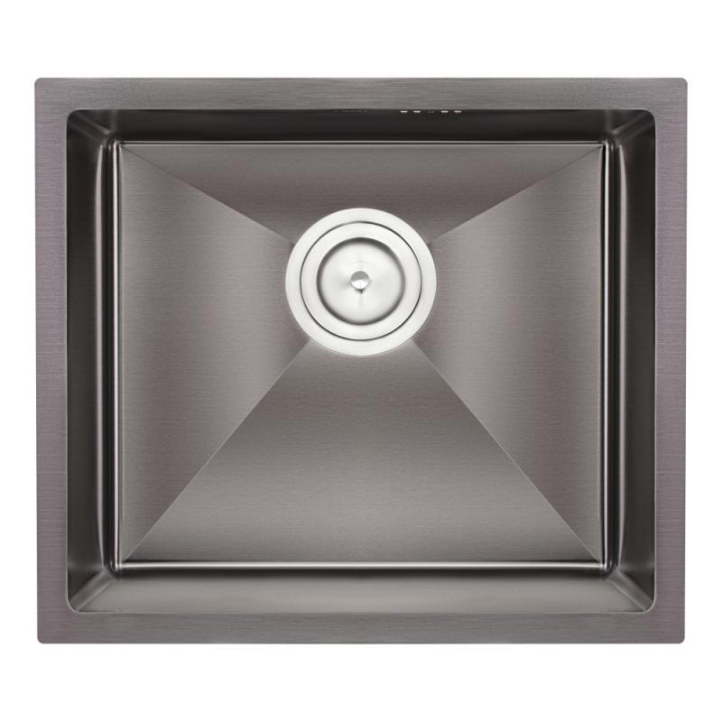 Кухонна мийка Qtap D4843BL 2.7/1.0 мм Black (QTD4843BLPVD2710)