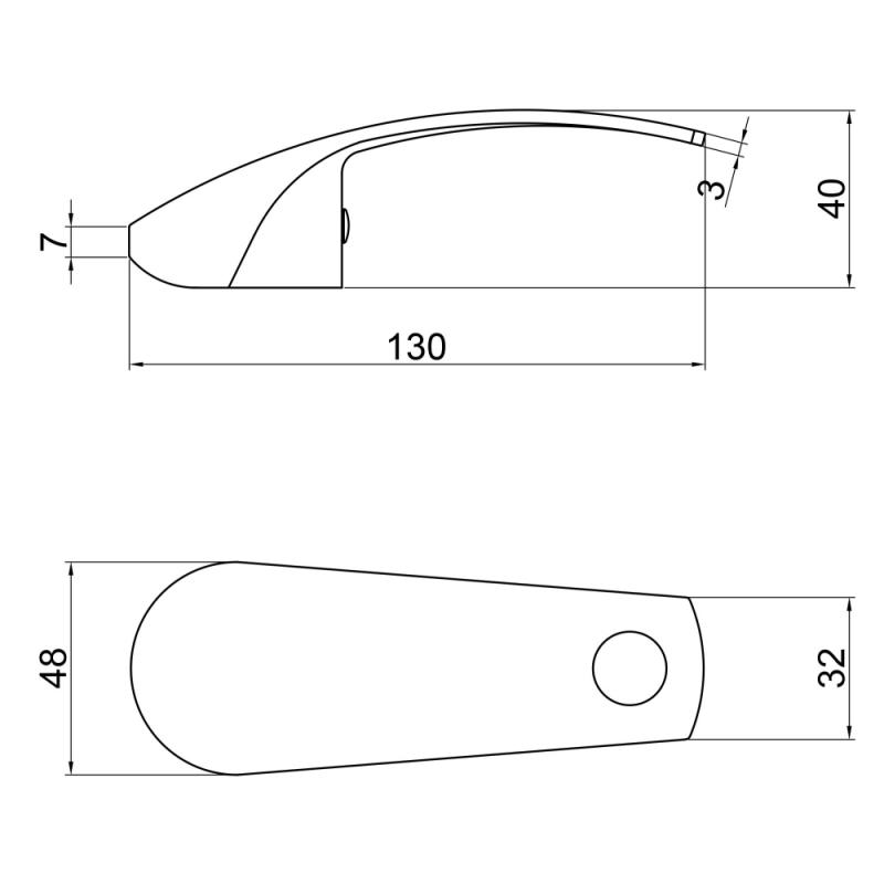 Ручка для змішувача Lidz Repair Mars 040M (k40) LDREP040MCRM34817 Chrome — фото 2
