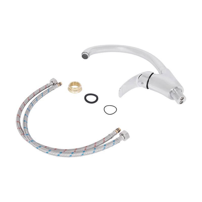 Змішувач для кухні Lidz Mars 007F (k40) LDMAR007FCRM34857 Chrome — фото 7