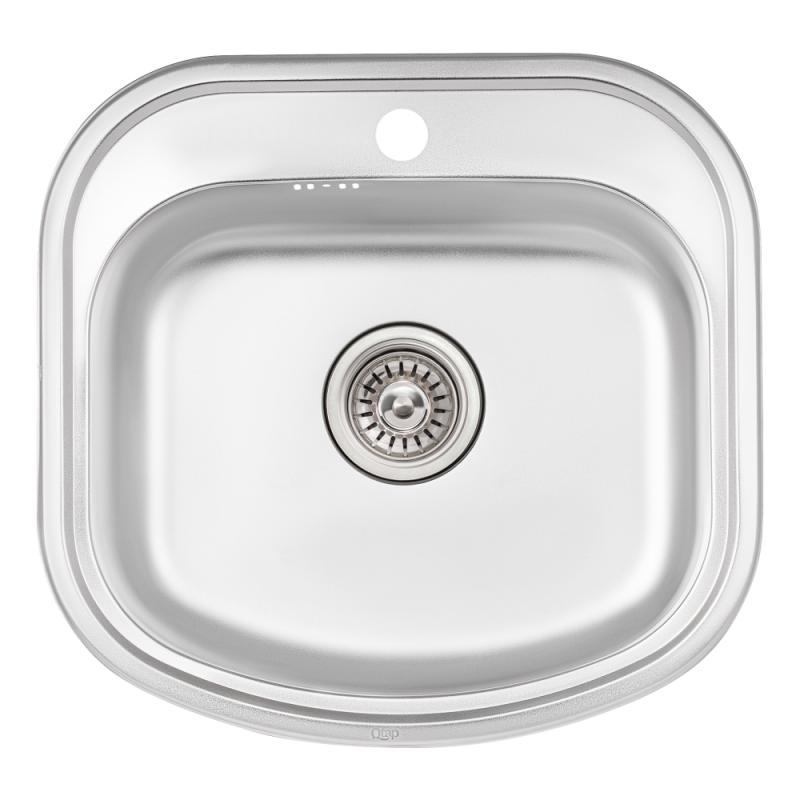 Кухонна мийка Qtap 4947 0,8 мм Satin (QT4947SAT08)