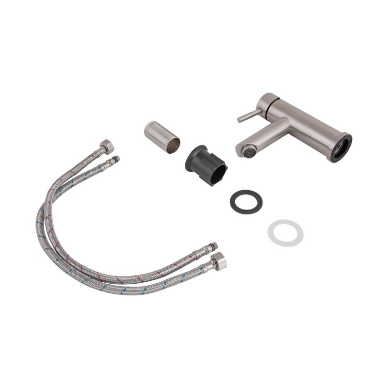 Змішувач для раковини Lidz Aria 001F (k35) LDARI001FNKS34937 Nickel — фото 4