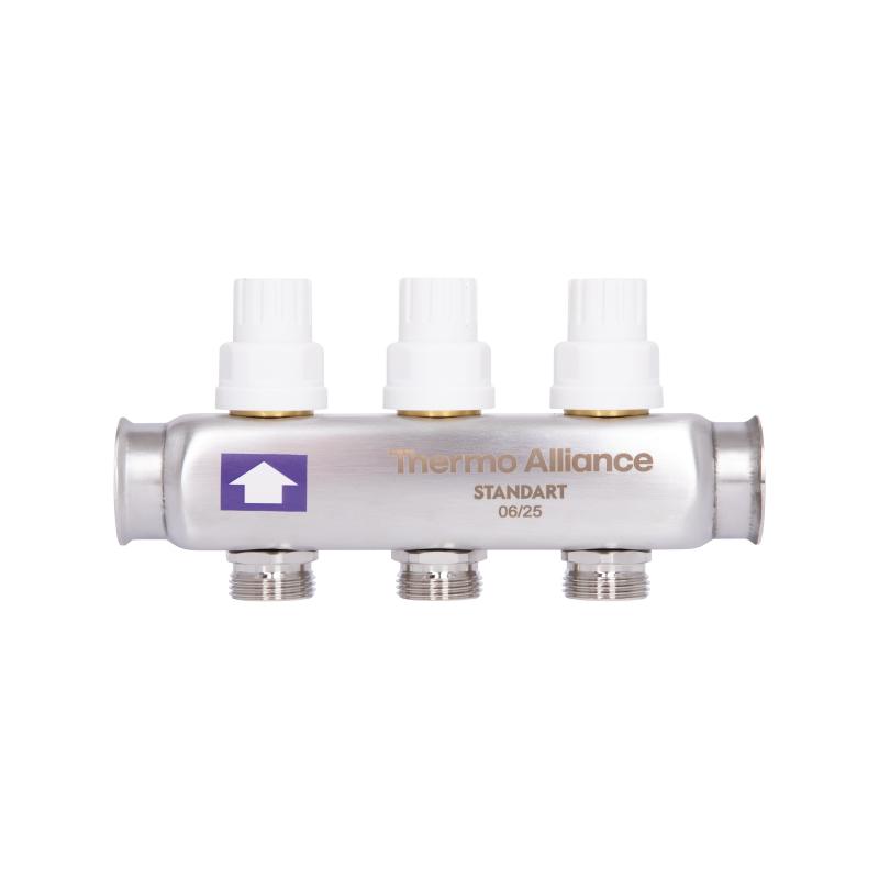 Колектор з витратомірами Thermo Alliance Standart 1" 3 виходи SD0043 — фото 4