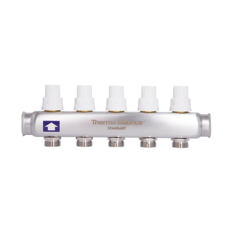 Колектор з витратомірами Thermo Alliance Standart 1" 5 виходи SD0045 — фото 5