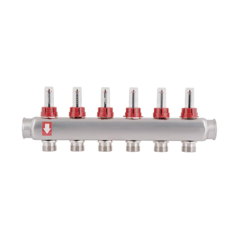 Колектор з витратомірами Thermo Alliance Standart 1" 6 виходів SD0046 — фото 4
