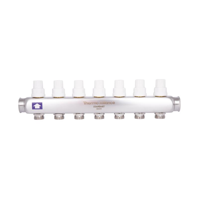 Колектор з витратомірами Thermo Alliance Standart 1" 7 виходів SD0047 — фото 5