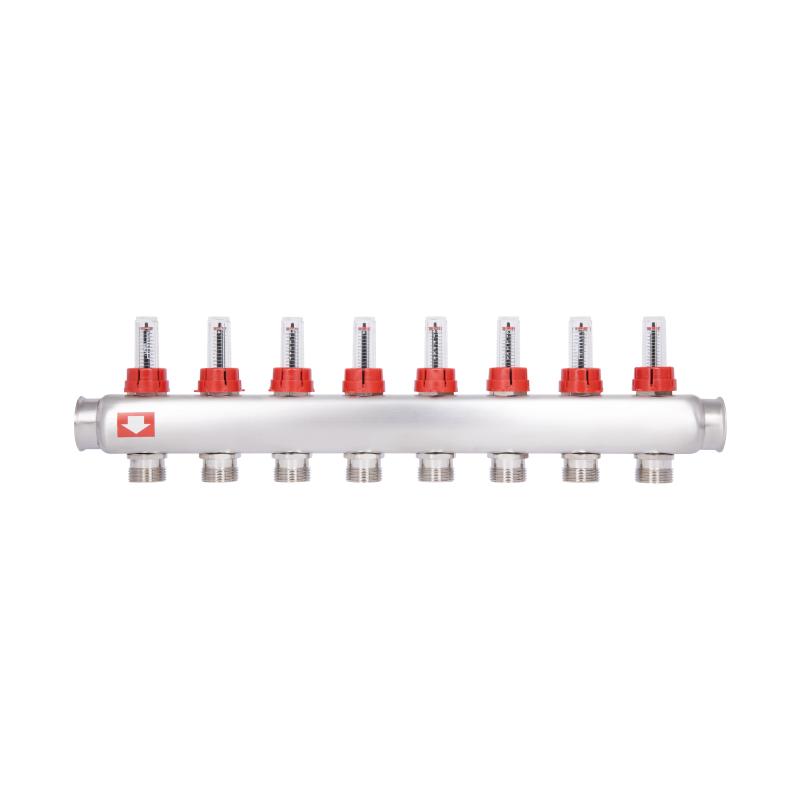 Колектор з витратомірами Thermo Alliance Standart 1" 8 виходів SD0048 — фото 4