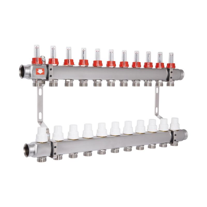 Колектор з витратомірами Thermo Alliance Standart 1" 11 виходів SD00411 — фото 3