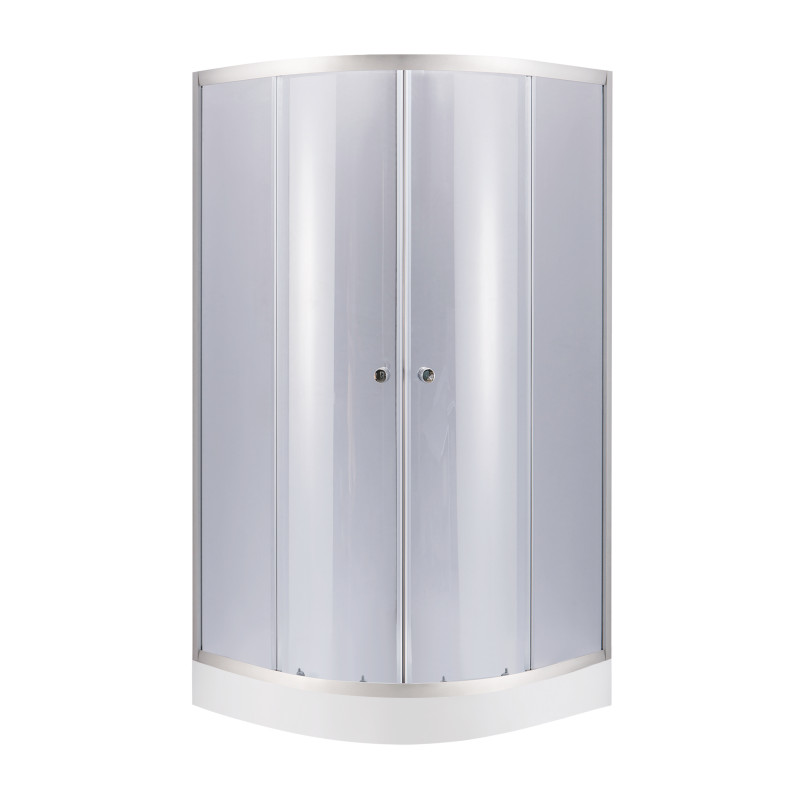 Lidz 4мм скляні двері тоновані Gray ŁATWA SC90x90.LOW.GR