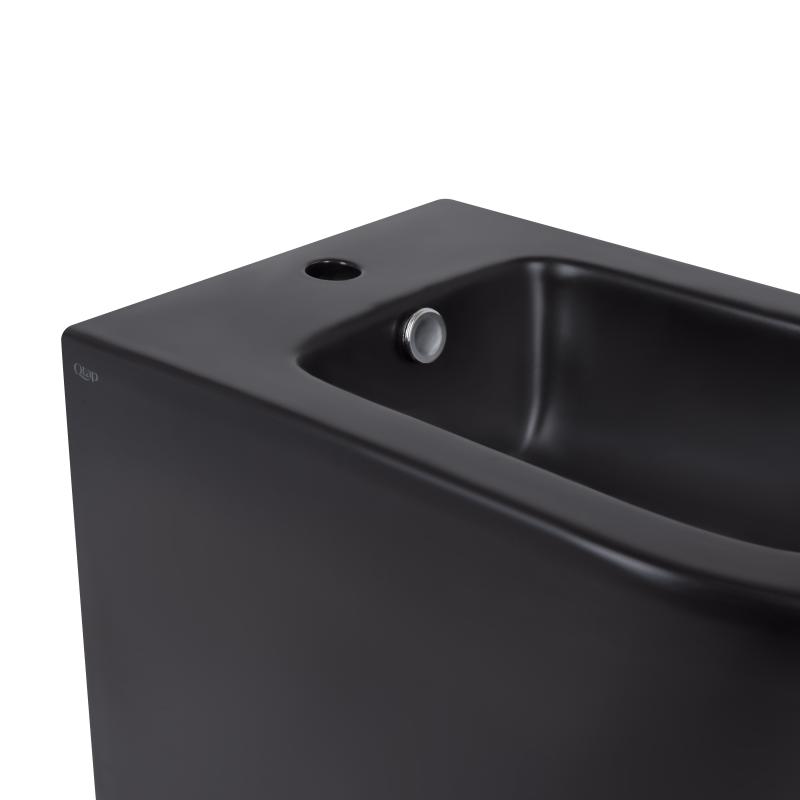 Біде підлогове Qtap Scorpio 530x360x395 Matt black QT14441003CMB — фото 5
